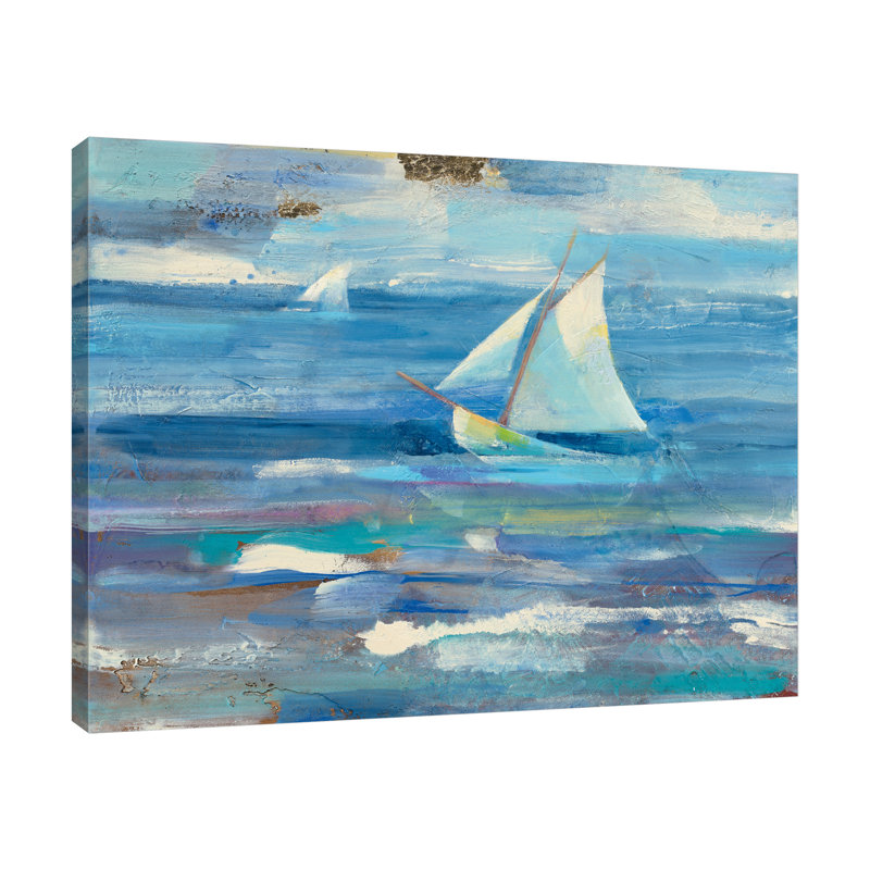 « ocean voile », impression, Toile tendue, Sans mat, H 36 po x l 45 po x P 1,5 po