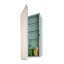 Armoire à pharmacie avec porte et miroir inclinable avec cadre Neponset-1725080150-1725080143