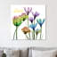 Floral Rainbow Love - impression sur toile tendue-23604913