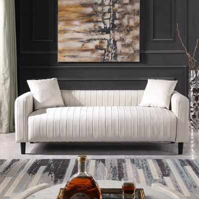 78.7'' Round Upholstered Arm Couch