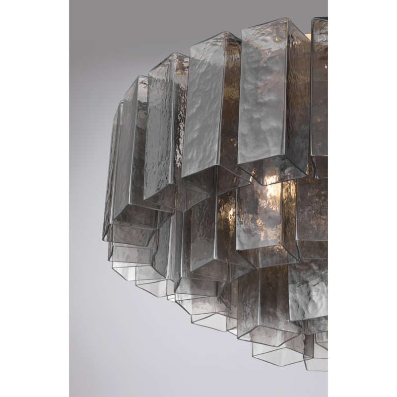 Plafonnier encastré 7 lumières Torvento, Noir