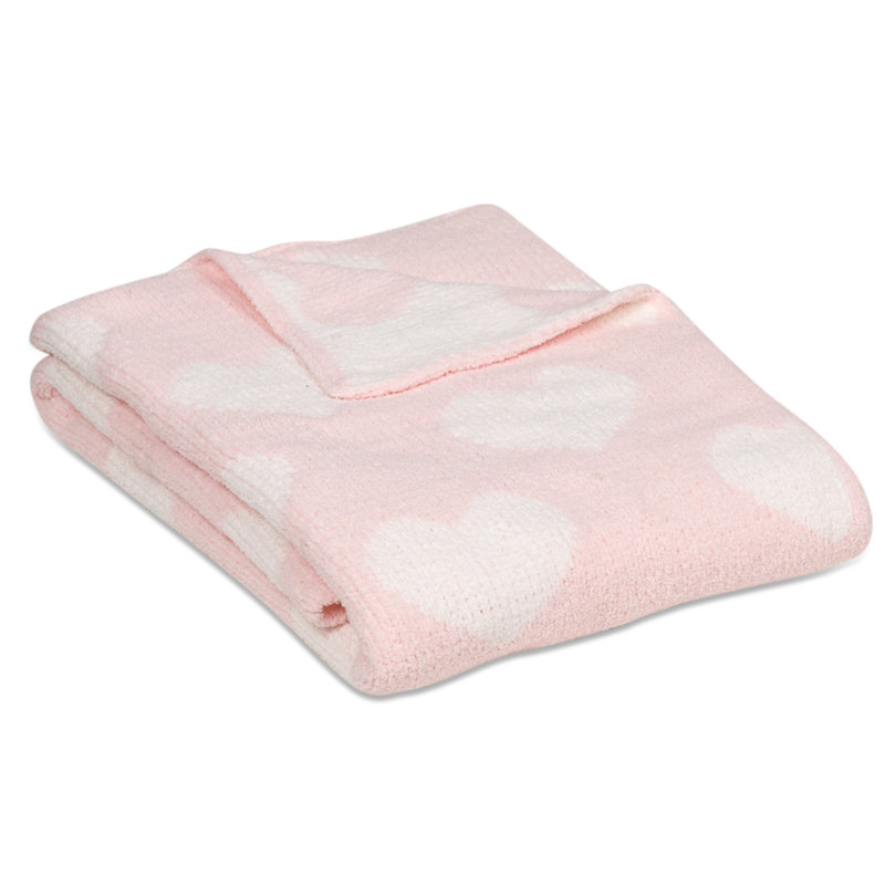 Couverture pour bébé Heart Chenille