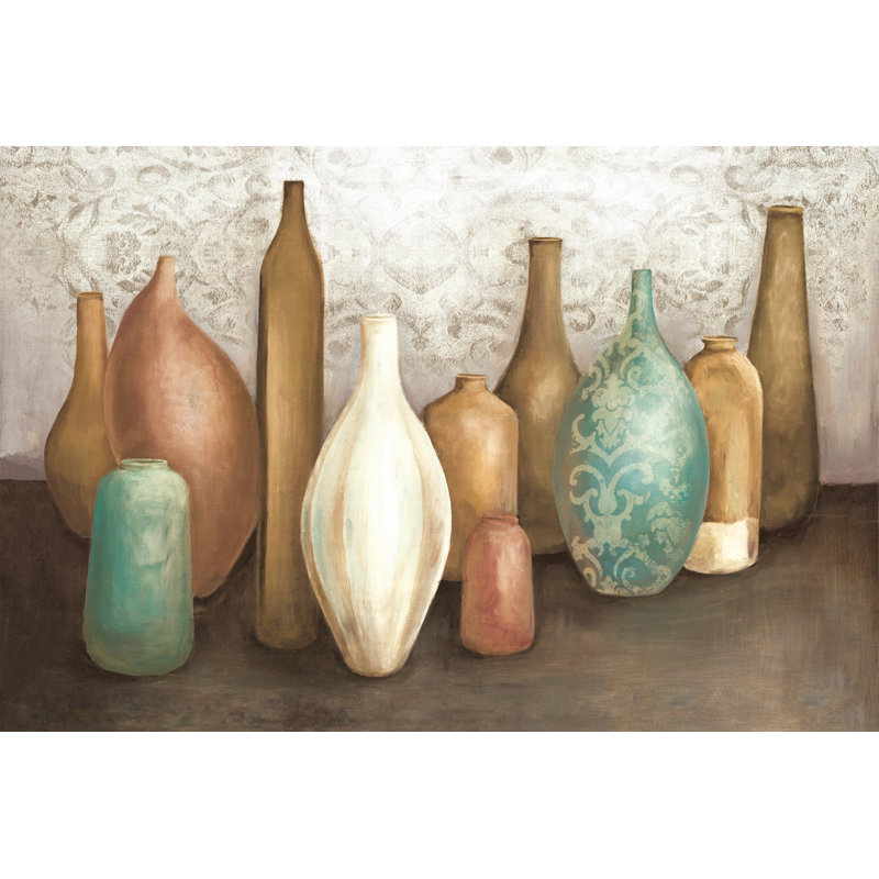 Pots Of Gold - Wrapped Canvas Painting, 51cm H x 76cm W x 3.8cm D