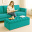 Chesterfield Ottoman Storage Box - Plush Velvet Blanket box - Shoe Bench - End of Bed Bench-210109816-212388113