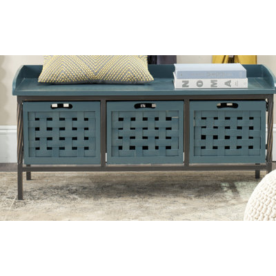 Dalary Wood Storage Bench