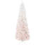 Grand sapin de Noël artificiel non éclairé avec branches réalistes et base en acier, rose et-902207832
