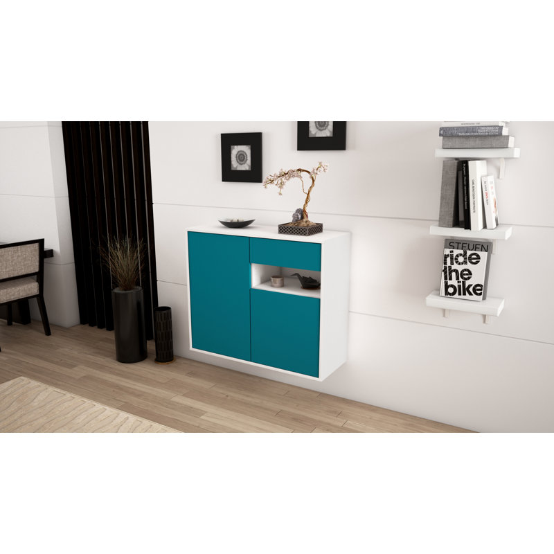 Scotti 92 cm W Sideboard, Turquoise