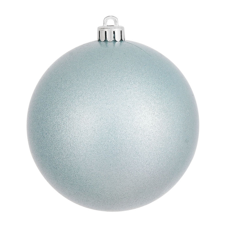 Décoration de boule décorative des Fêtes, H 6 po x l 6 po x P 6 po, Bleu pastel