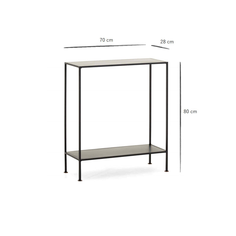 Jonaton Console Table, 80 H x 70 W x 28 D cm