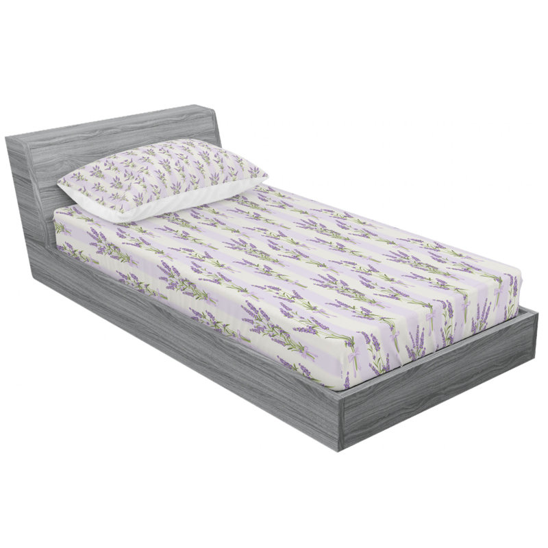 Microfiber Floral Sheet Set