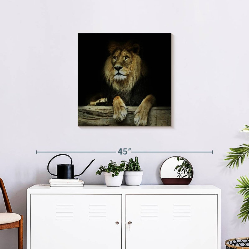 Brampt Imperious Lion, 24" H x 24" W