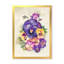 «Retro Victorian Flowers Garland II», reproduction d'art sur toile traditionnelle-635403975-635403995