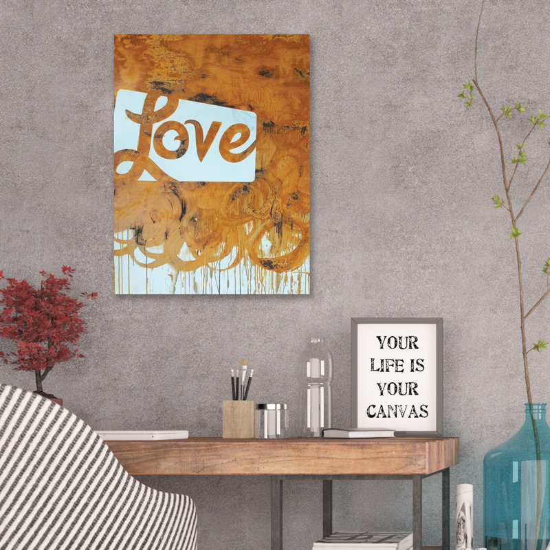 Love by Kent Youngstrom - Wrapped Canvas Painting, 122 cm H x 91 cm W x 4 cm D