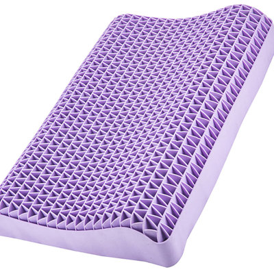 Oreiller en mousse de latex, soulagement de la pression, protection de la colonne cervicale, lavable, respirant et multifonctionnel avec type de ruche d'oreiller