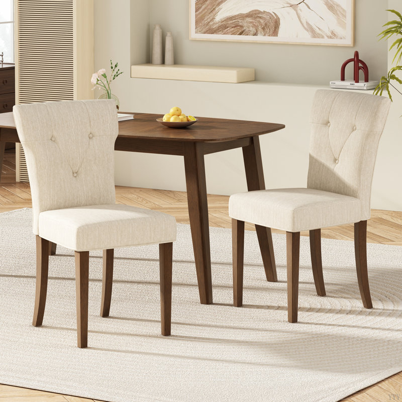 Ensemble de 2 chaises de salle à manger rembourrées