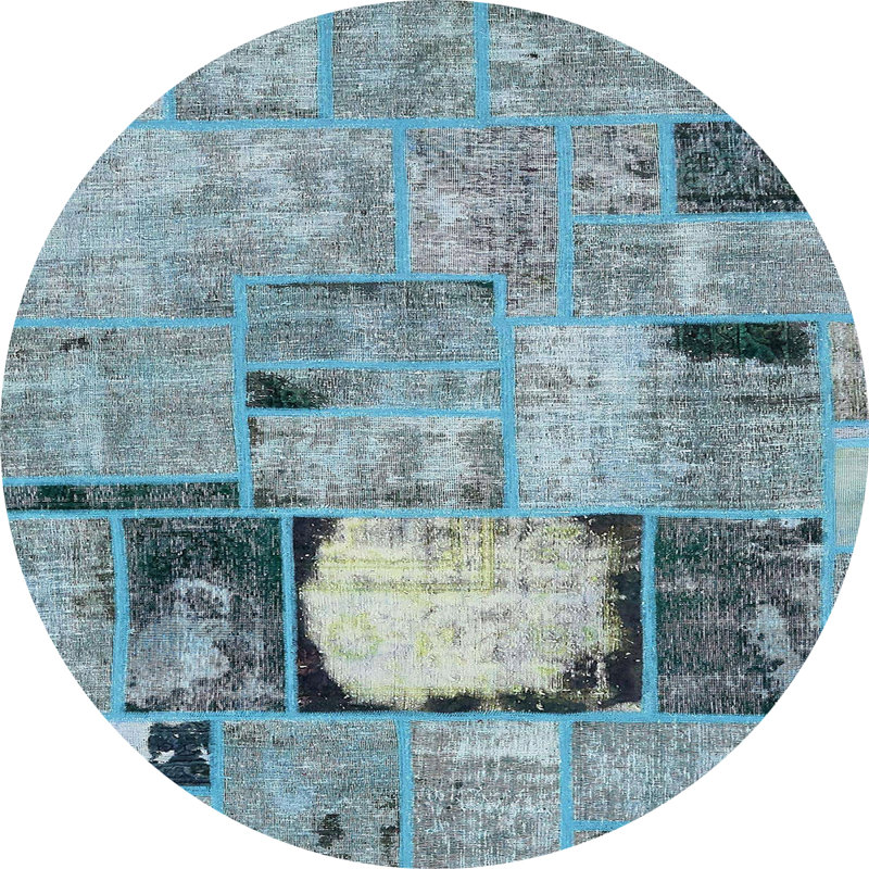 Abstract Indoor Rug, Round 3'