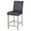 Quatre chaises pour l'intérieur, chaises de hauteur comptoir, chaise de cuisine avec siège rembourré pour la salle à manger