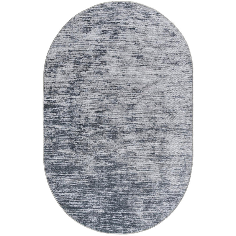 Ikhasa Chenille Indoor Rug, Oval 4' x 6'