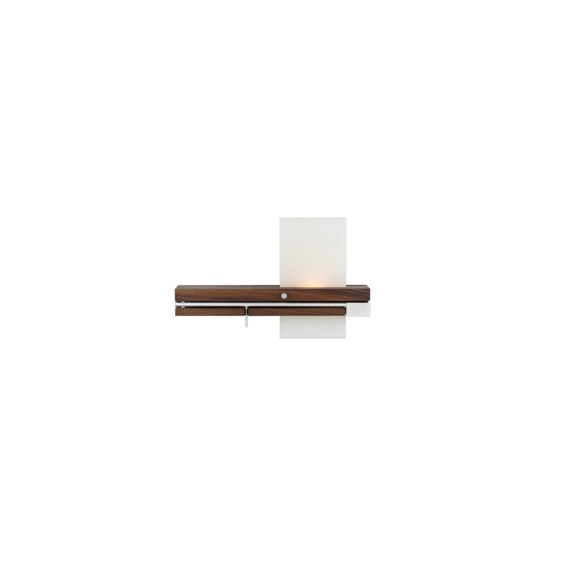 Levo 1 - Light LED Flush Mounted Sconce, Plug-in, Left
