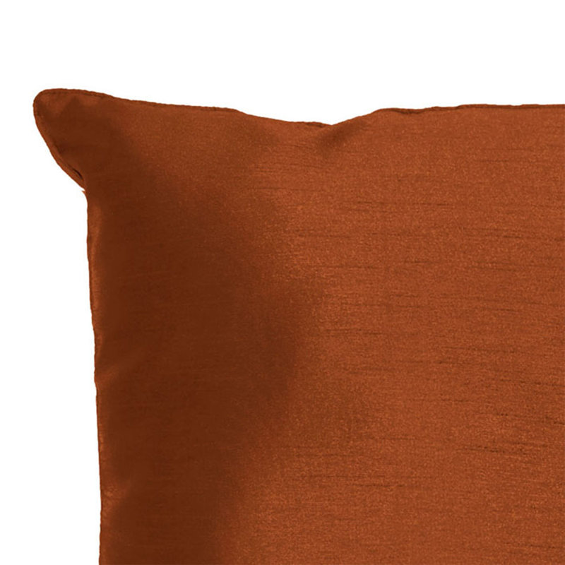 Aerial Throw Pillow, Burnt Orange