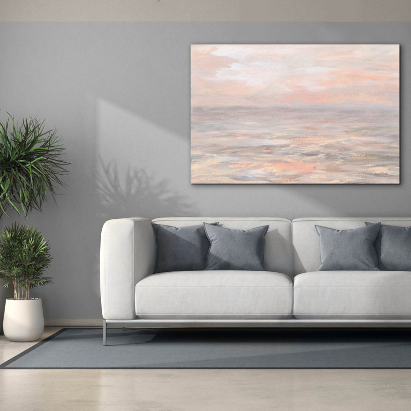 «Sunrise Waters» par Danhui Nai, art mural sur toile, H 40 po x l 60 po