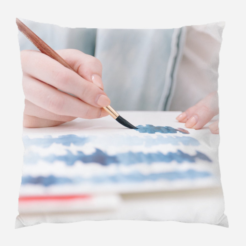 Housse et insert de coussin d'extérieur carré Mathewson, Intérieur, Microsuède
