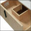Meuble-lavabo 30 po avec lavabo et pieds en métal-1439329049