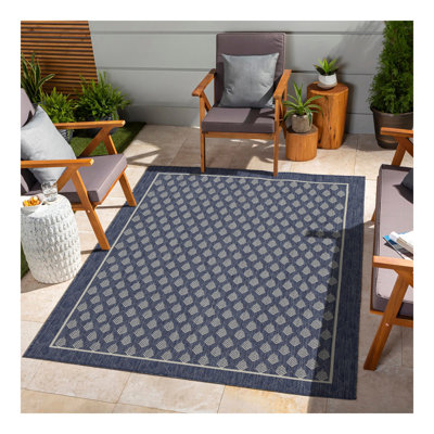 Sunshine GC_HAR2007 Blue Indoor/Outdoor Area Rug
