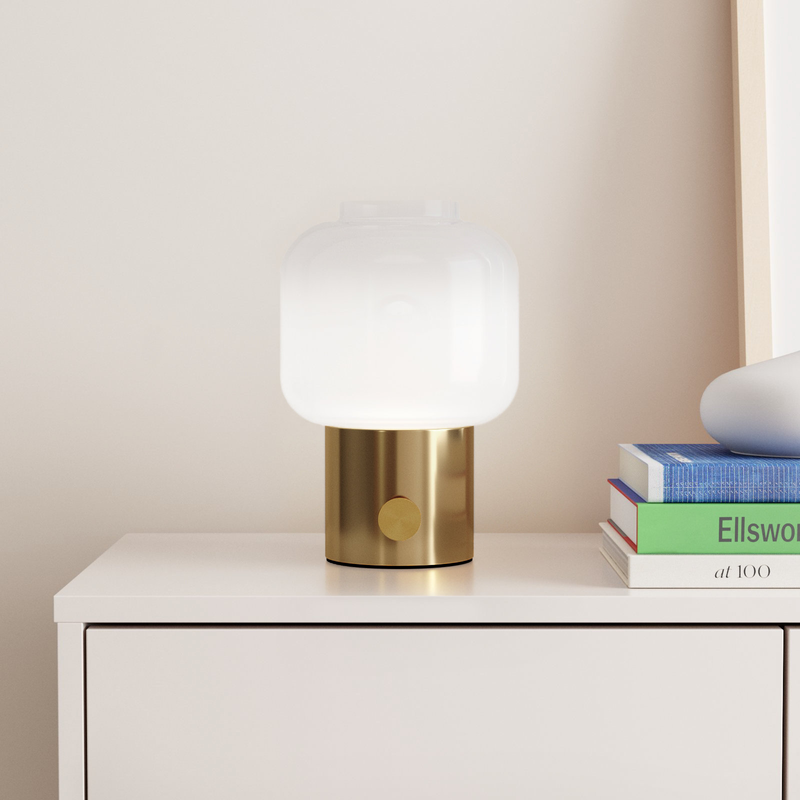 Diaz Novelty Lamp, Antique Brass