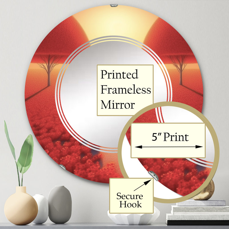 Miroir mural Cobbins, 24 po x 24 po