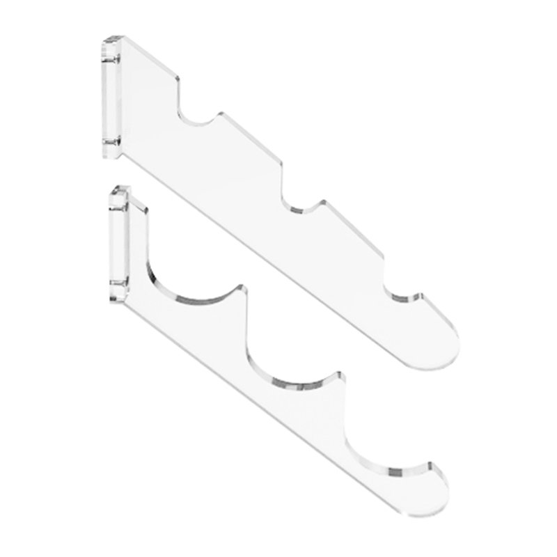 Support pour batte de baseball Fixturedisplays®, support de batte de baseball en acrylique transparent, support mural 18336