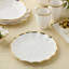 Ensemble de 4 assiettes 11 "Regency Gold