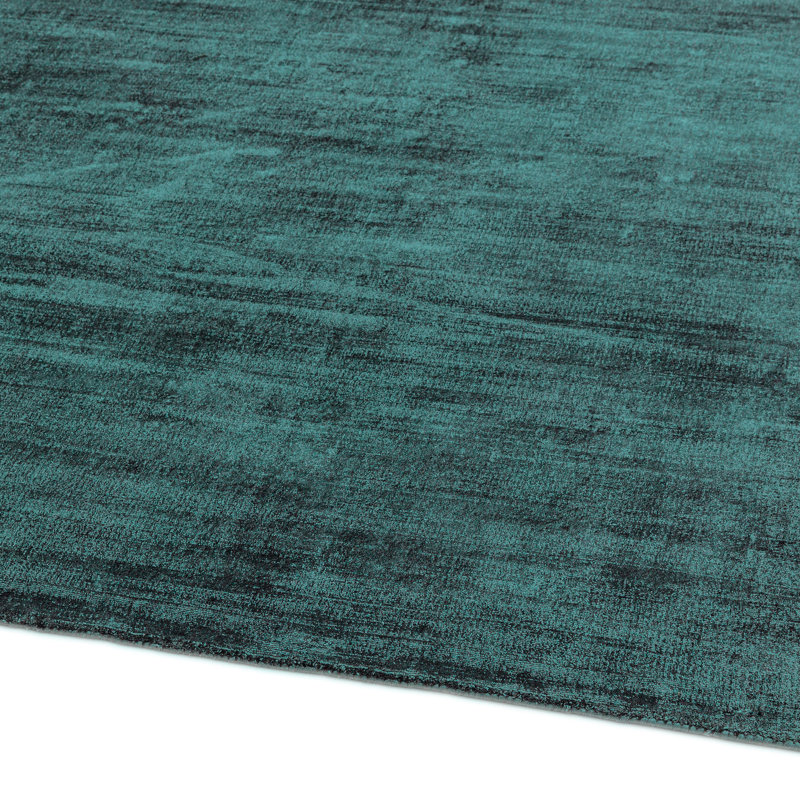 Nareg Hand Tufted Teal Rug, Runner 66 x 240cm
