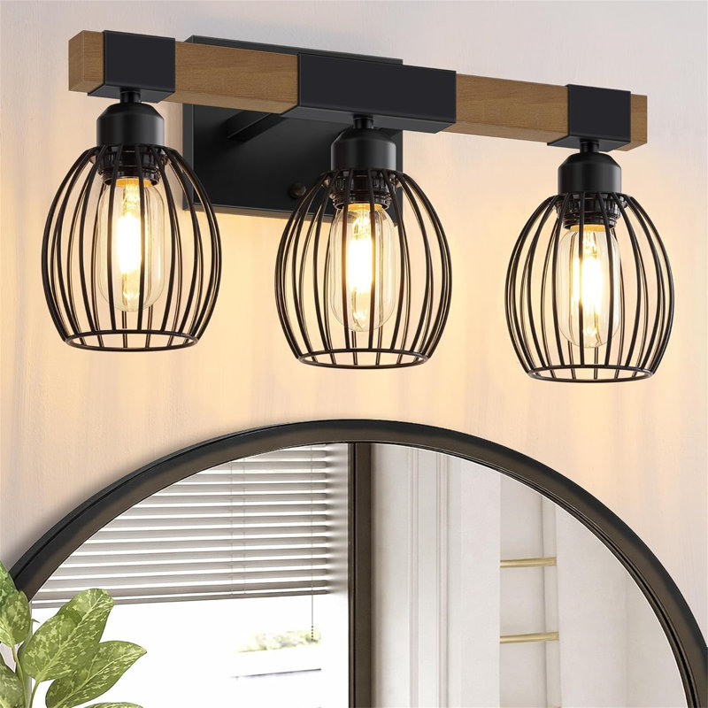 3-lights bathroom vanity light