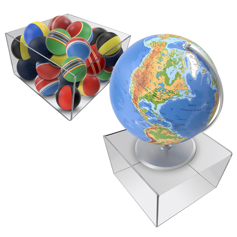 Rebrilliant Plastic Box, 6" H x 8" W x 8" D