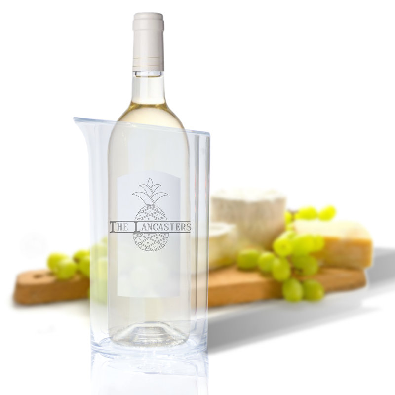 Refroidisseur de vin en acrylique d’ananas personnalisé