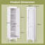 Compact Bathroom Cabinet Freestanding Linen Cabinet-108956818