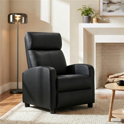 Mcghee 27" Wide Recliner Chair, Compact Reclining Chair with Comfortable Seating for Living Room, Bedroom and Home Relaxation Use