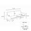 Canapé convertible en velours 77,5 po-305606584
