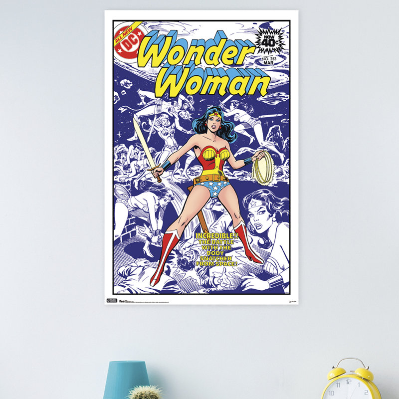 Femme wonder-impression sur papier de couverture