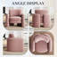 Fauteuil demi-tonneau en polyester 34,1 po-468864381