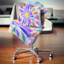 Spectaculaire vitrail avec spirales - coussin imprimé floral-30735603-30718510-30718514