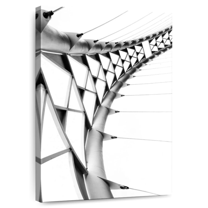 Lilie Geometric Abstract Bridge, 30" H x 20" W