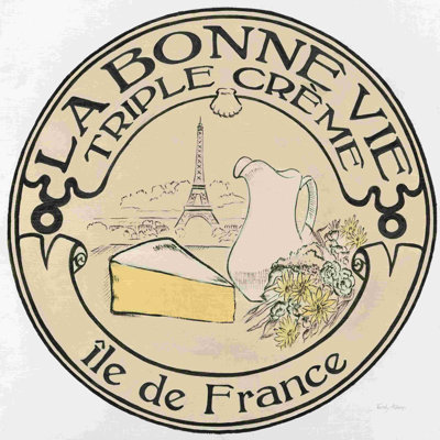 Étiquette de fromage rétro III
