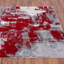 Tapis abstrait rouge-836433983