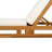 Vane Patio Acacia Wood Chaise Lounge With Adjustable Backrest & Cushion-1920831248-1926830839