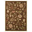 Tapis brun / bourgogne à motif floral Maggio-21588005