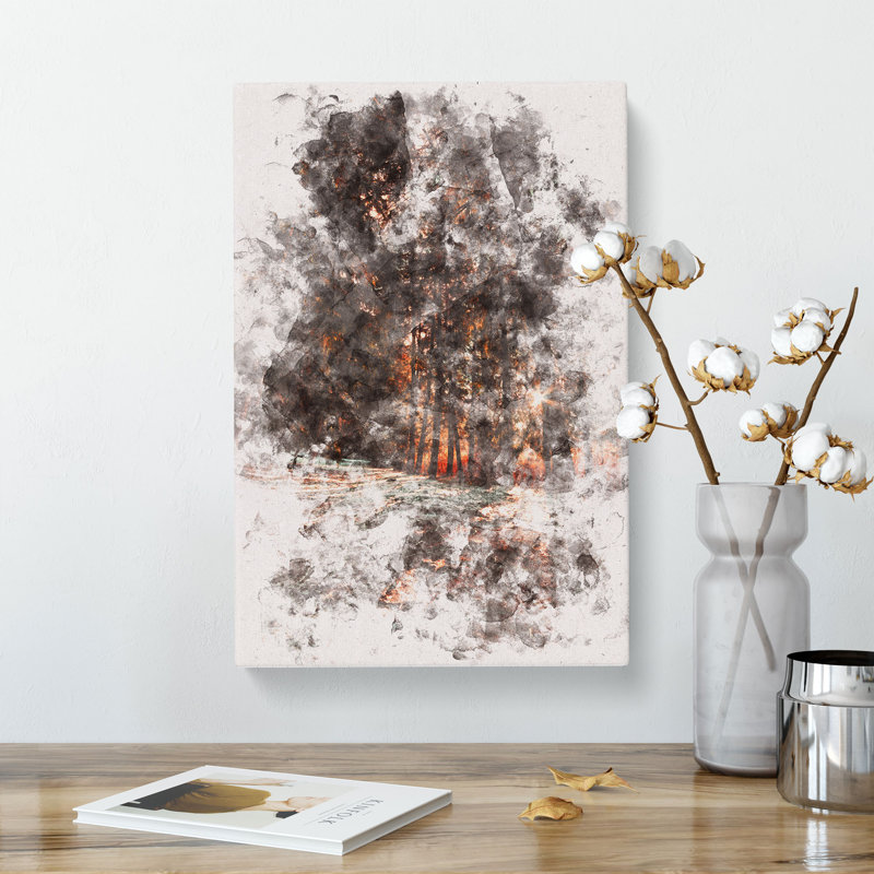 Forest Sunlight - Wrapped Canvas, 76cm H x 50cm W x 3cm D