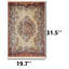 Tapis ressed Rustic Autumn Medallion