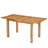 Extendable Solid Wood Rectangle Dining Table-129240760